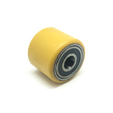 D70x60mm Orange PU & Steel Core Tandem Load Roller